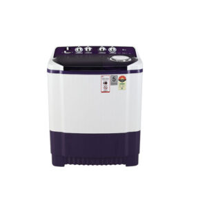 LG 8 kg 5 star Semi Automatic Top Load Purple, White