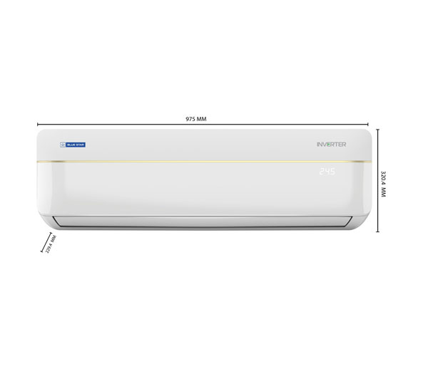 Blue Star 1.5 Ton 3 Star Split Inverter AC - White