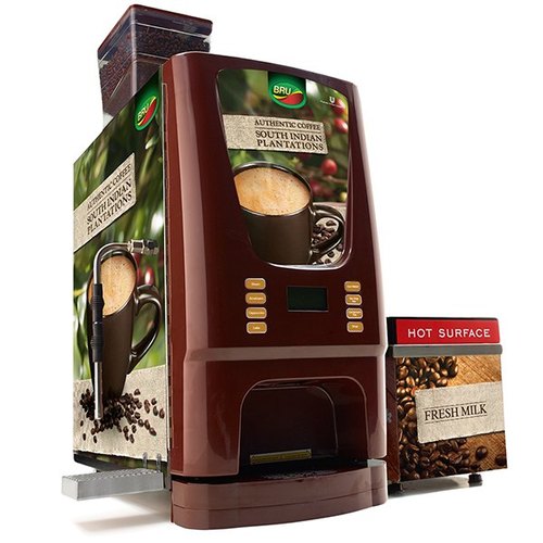 BRU Bean to Cup 2 Lane Coffee Vending Machine